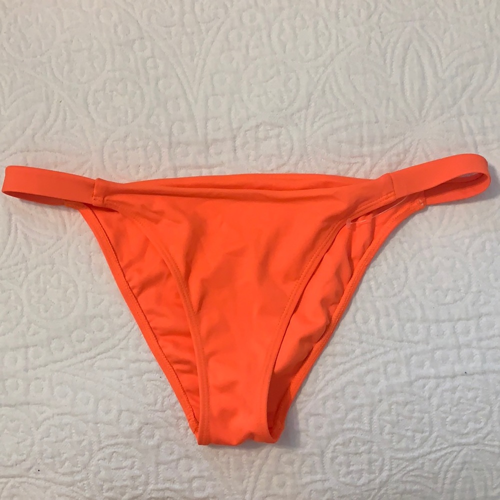 LA Hearts orange bikini bottom